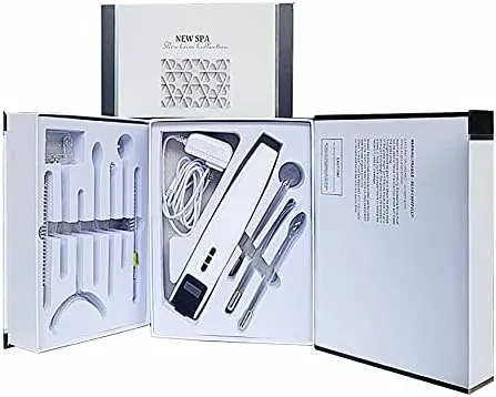 10 Electrodes Portable High Frequency D'arsonval Facial Device with LCD Screen (Limited Edition)