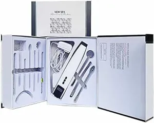10 Electrodes Portable High Frequency D'arsonval Facial Device with LCD Screen (Limited Edition)