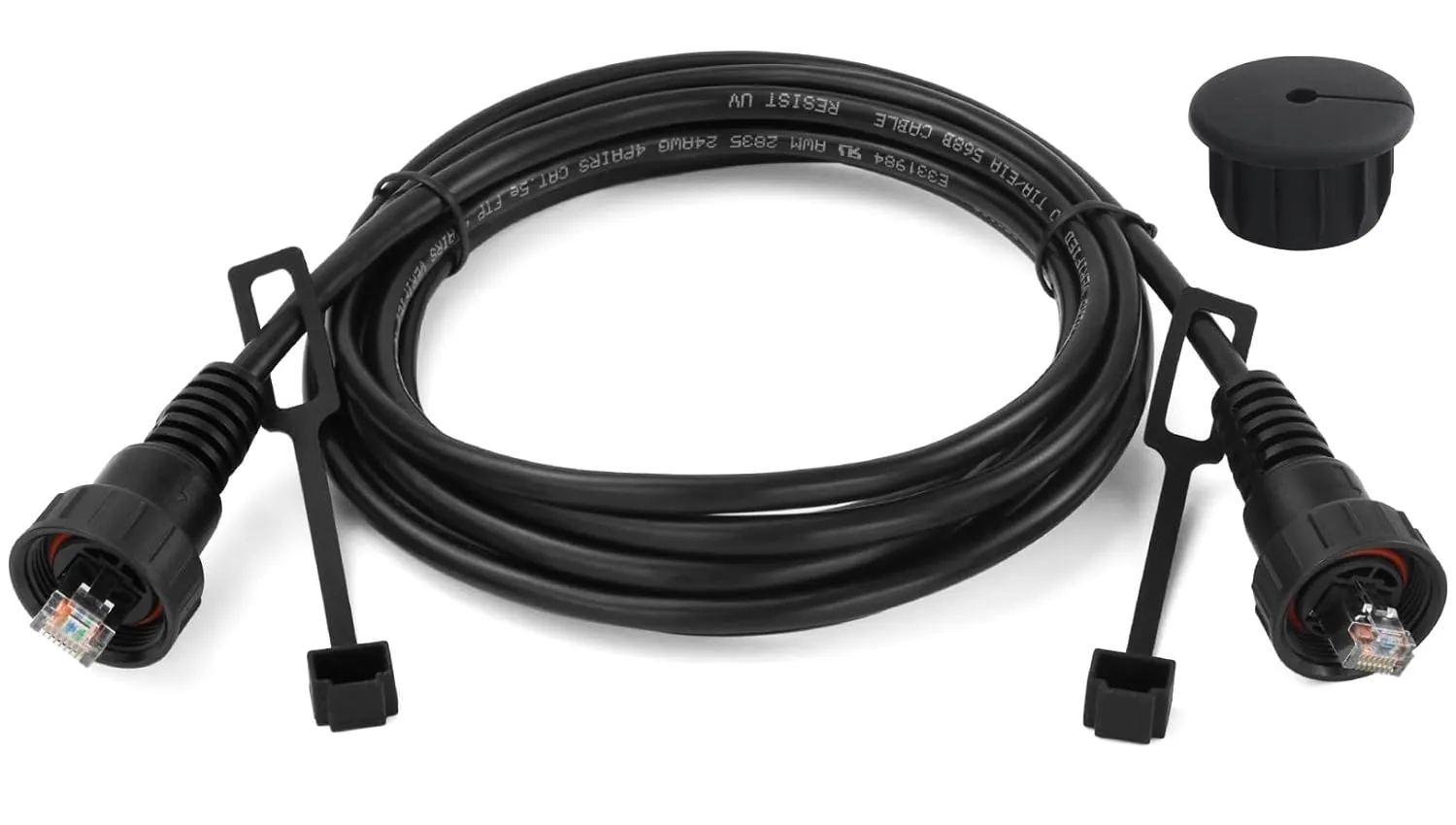 10FT Marine Network Cable for Garmin RJ45, Replace for 010-10550-00, Network Ethernet Cable for Garmin Garmin Navigation Screen/Fish Finder/GMS 10/Radar GPSMAP/GMR/UHD