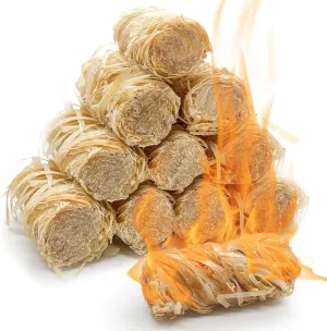 150 PCS Fire Starters for Campfires Grill BBQ Camping Fireplace Fire Pit,Quick Light Wood Charcoal Fire Starter, Waterproof-Natural Fire Starters Camping fire Starter Charcoal Starters