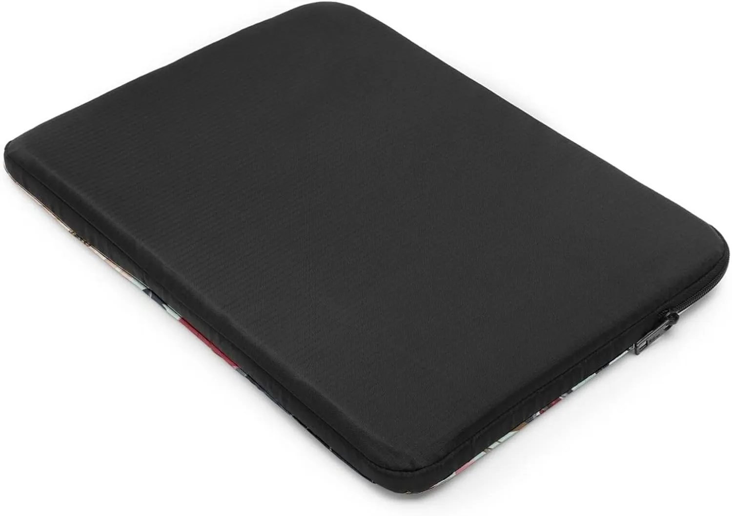 17 Inch Laptop Sleeve Bag Waterproof Shockproof Laptop Case Bag Maroon and Navy Flowers Computer Skin Bags Lightweight Tablet Carrying Case