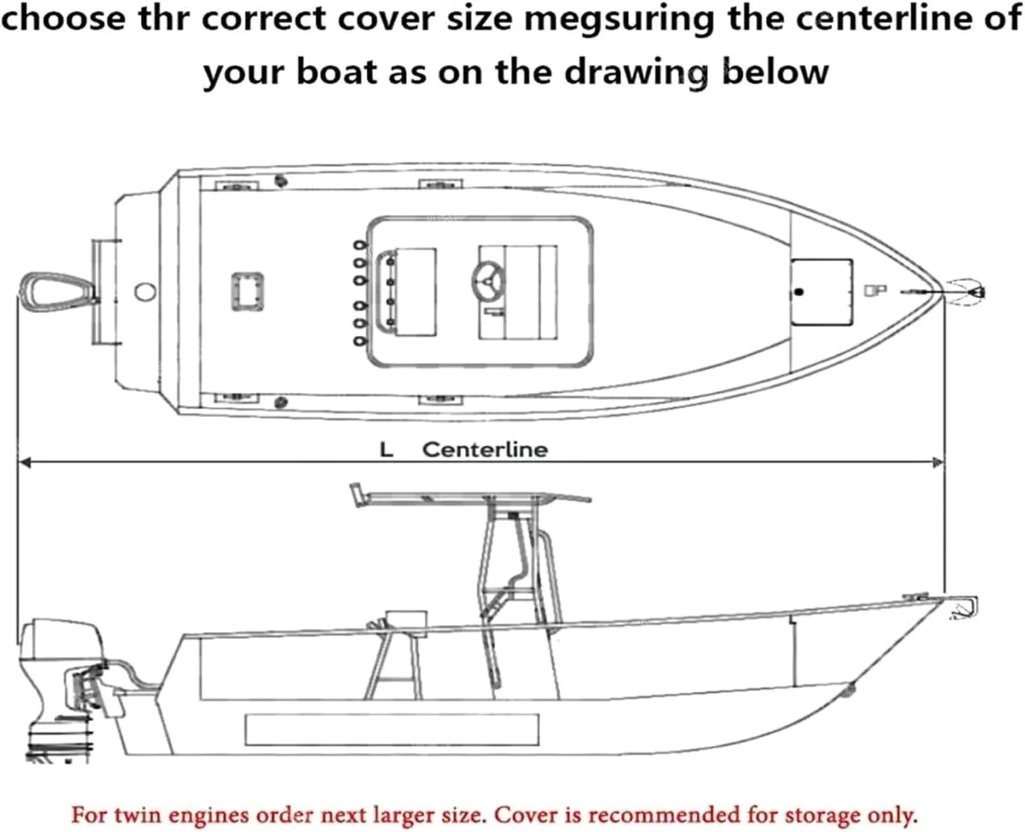 18-28ft 600D Jumbos Cruiser Boat-Cover Heavy-Duty Oceansouth Marine Water Sun Proof UV Protection Fish-Ski VHull Mooring Cover(Grey 22-24ft)