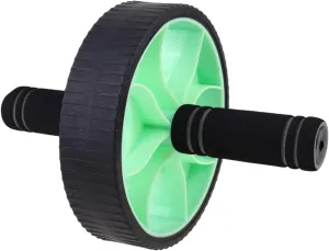 1pc Exercise Ab Roller Wheel Workout for Home Abdominal Device Multifunction Automatic Rebound Abdominal Wheel Green