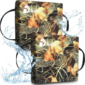 2 Pack Boat Throw Flotation Cushion, USCG Approved, Emergency Marine Throwable Flotation Device, Foam Boat Cushions Life Preserver, Throw Cushions for Boats, Kayaks, Canoes(Camouflage)