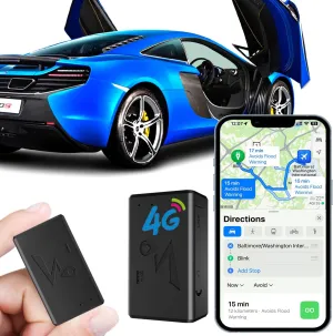 2025 New Model GPS Tracker for Vehicles No Monthly Fee Real-time Tracking Magnetic Car GPS Tracker for Kids/Dogs,Application Control Pets 4G LTE
