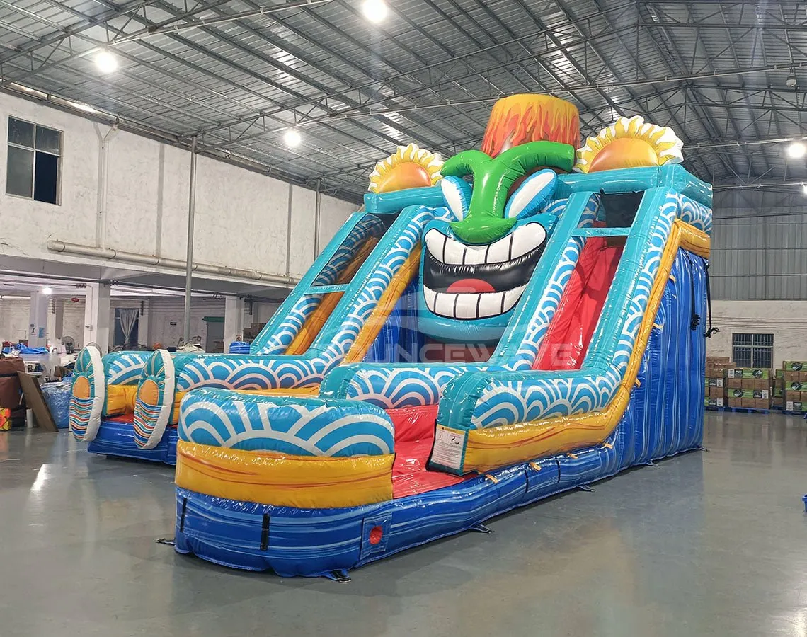 20ft Kona Falls Lagoon Commercial Inflatable Water Slide
