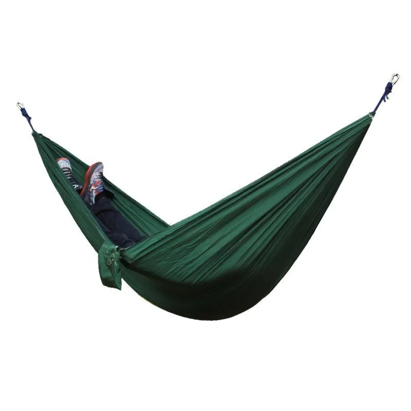 24 Color 2 People Portable Parachute Hammock Camping Survival Garden Flyknit Hunting Leisure Hamac Travel Double Person Hamak