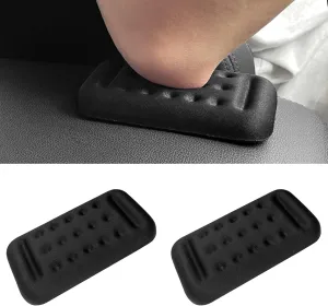 2PCS Car Arm Rest Elbow Pads, Soft and Comfortable Car Arm Rest Cushion, Memory Foam Wrist Rest Support Pad for Arm Support, Car Interior Accessories Universal Center Console Pad(Black)