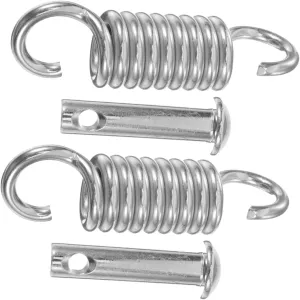 2Sets Heavy Duty Swing Springs Tension Spring with Hook for Hammock Chair and Porch Swing Versatile Suspension Hardware Kit for Use