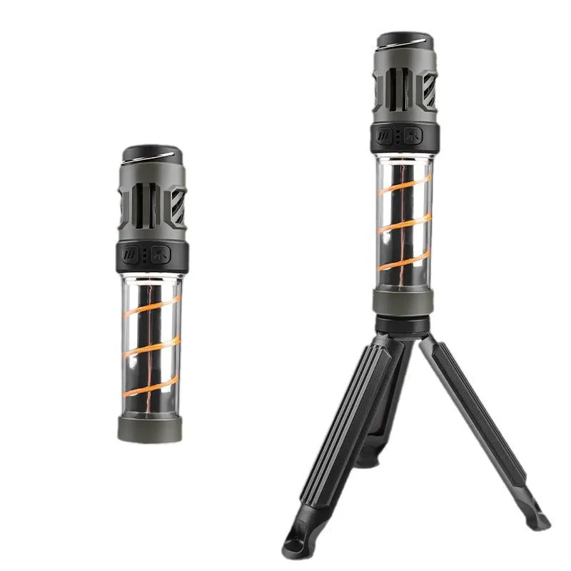 3 in 1 Mosquito Repeller Lamp USB Rechargeable Camping Light with Triangle Bracket Telescoping Tripod Outdoor Light for Outdoor