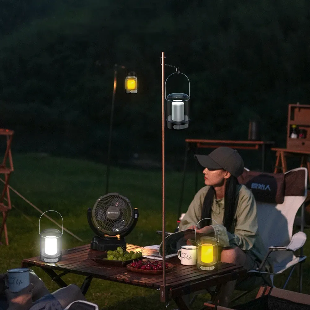 3 Modes Vintage Portable Camping Lantern-USB Rechargeable