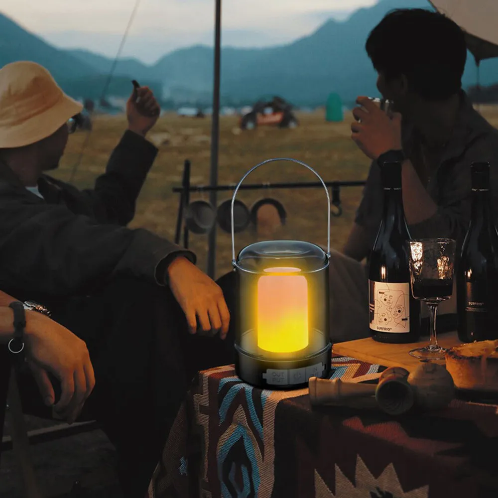 3 Modes Vintage Portable Camping Lantern-USB Rechargeable