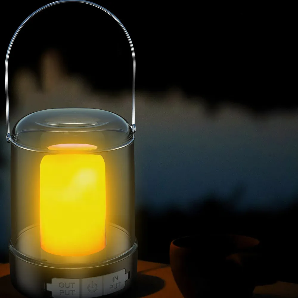 3 Modes Vintage Portable Camping Lantern-USB Rechargeable