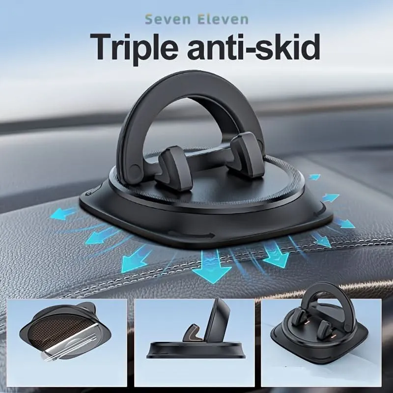 360° Rotatable Car Phone Mount-Waterproof ABS Dashboard Holder