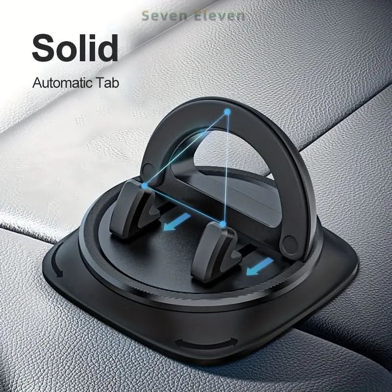 360° Rotatable Car Phone Mount-Waterproof ABS Dashboard Holder