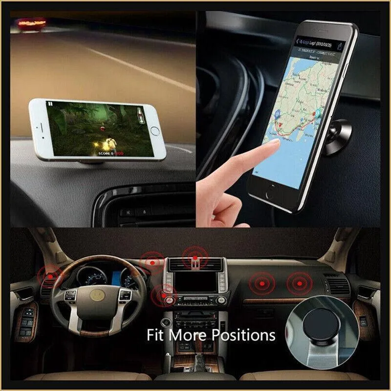 360° Rotating Magnetic Car Mobile Phone Holder Mount Stand Cradle For Phone Gps