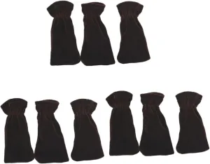 3sets Piano Foot Sustain Pedal Covers Universal Piano-style Sustain Foot Pedal Piano Foot Pad Protective Sleeve Soft Fabric for Musical Instruments 3pcs*3