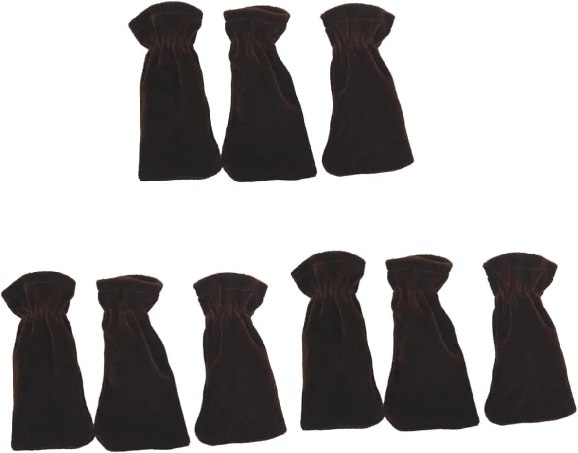 3sets Piano Foot Sustain Pedal Covers Universal Piano-style Sustain Foot Pedal Piano Foot Pad Protective Sleeve Soft Fabric for Musical Instruments 3pcs*3