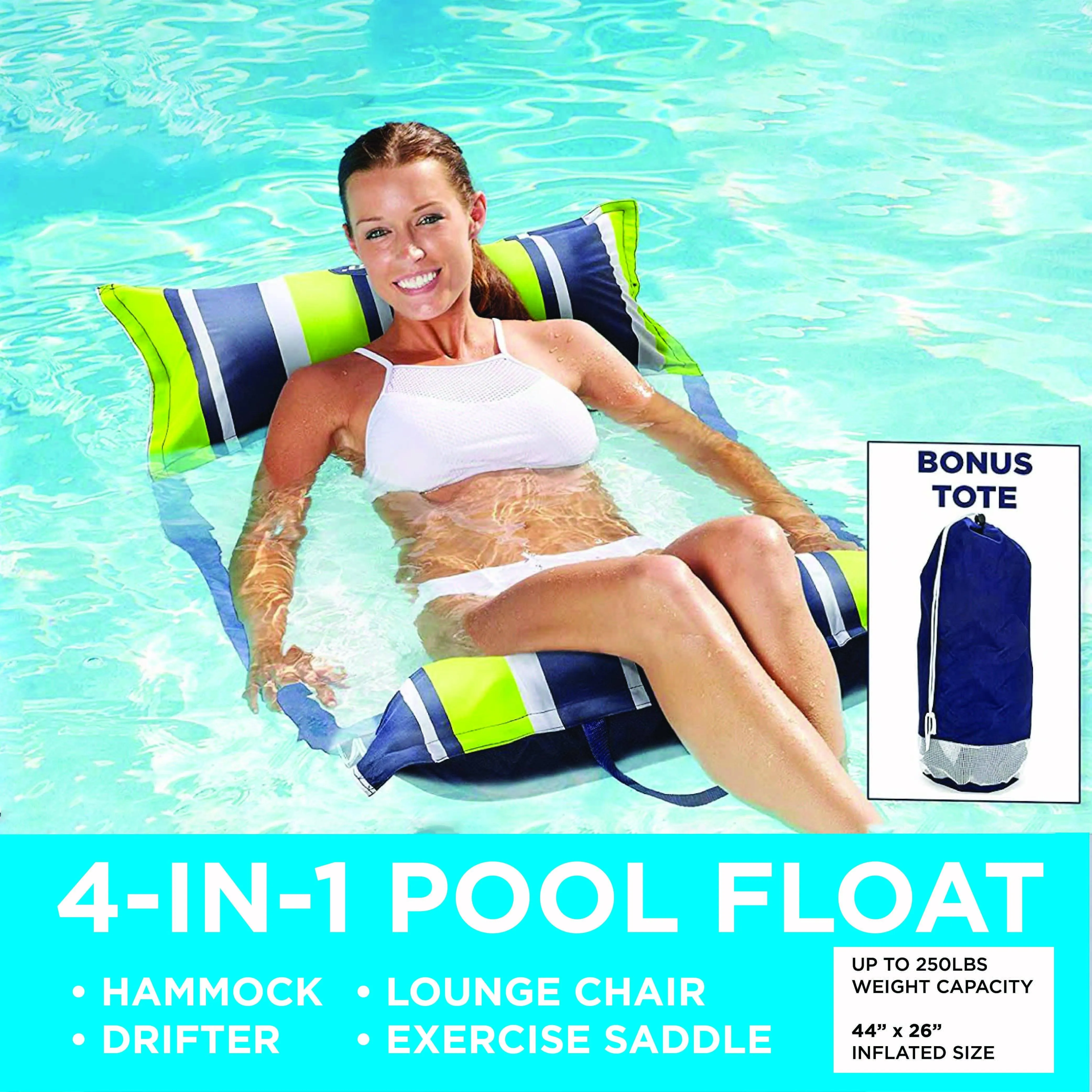 4-in-1 Monterey Multipurpose Saddle, Lounge Chair, Hammock and Raft