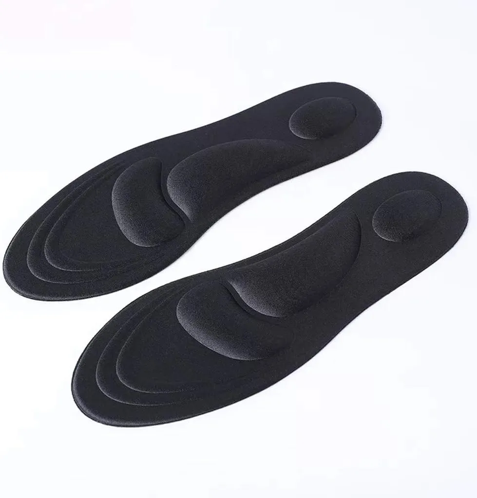 4D Stretch Breathable Deodorant Running Cushion Insoles for Feet Man Women Insoles for Shoes Sole Orthopedic Pad(D,40to43)