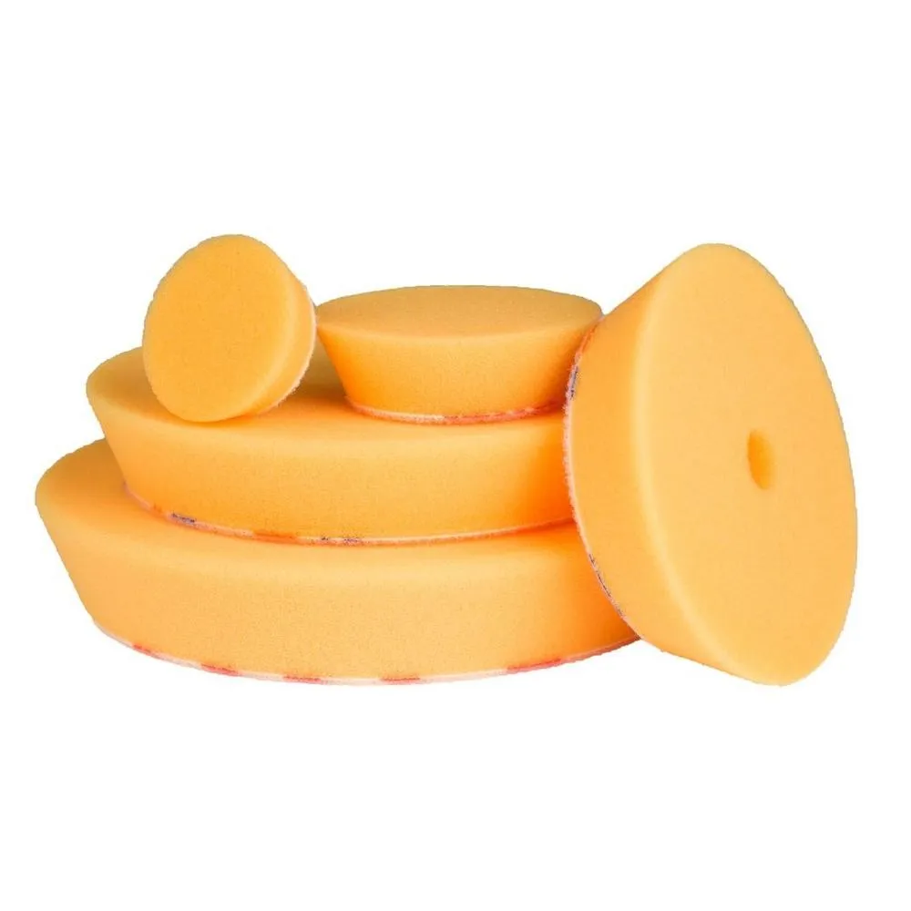 5" Cartec Orbital Yellow Medium Machine Compounding Pad