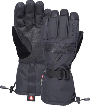 686 Men's Gore-TEX Smarty 3-in-1 Gauntlet Glove - Fabric Shell with Removable Wool Blend Liner - Water & Weather Resistant