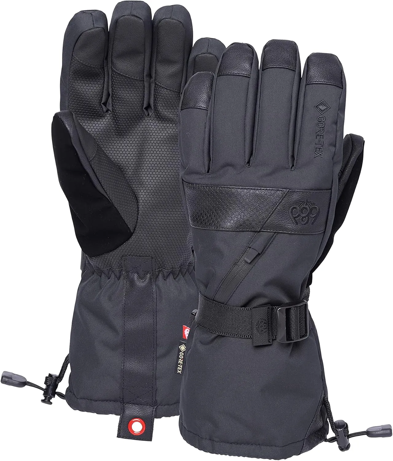 686 Men's Gore-TEX Smarty 3-in-1 Gauntlet Glove - Fabric Shell with Removable Wool Blend Liner - Water & Weather Resistant