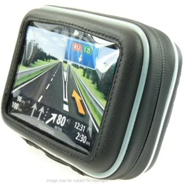 6inch GPS SatNav Motorcycle Angled MICRO USB Powered 13mm Yoke Mount (sku 14164)