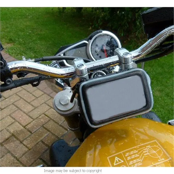 6inch GPS SatNav Motorcycle Angled MICRO USB Powered 13mm Yoke Mount (sku 14164)