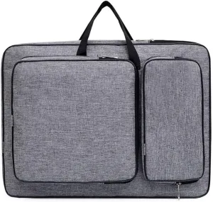 8K Artist Portfolio Case Art Backpack Drawing Board Bag Art Carrying Storage Bag Art Portfolio Bag with Adjustable Shoulder Straps Artist Travel Tote Bag for Drawing Painting Supplies
