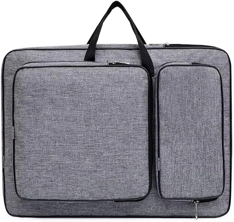 8K Artist Portfolio Case Art Backpack Drawing Board Bag Art Carrying Storage Bag Art Portfolio Bag with Adjustable Shoulder Straps Artist Travel Tote Bag for Drawing Painting Supplies