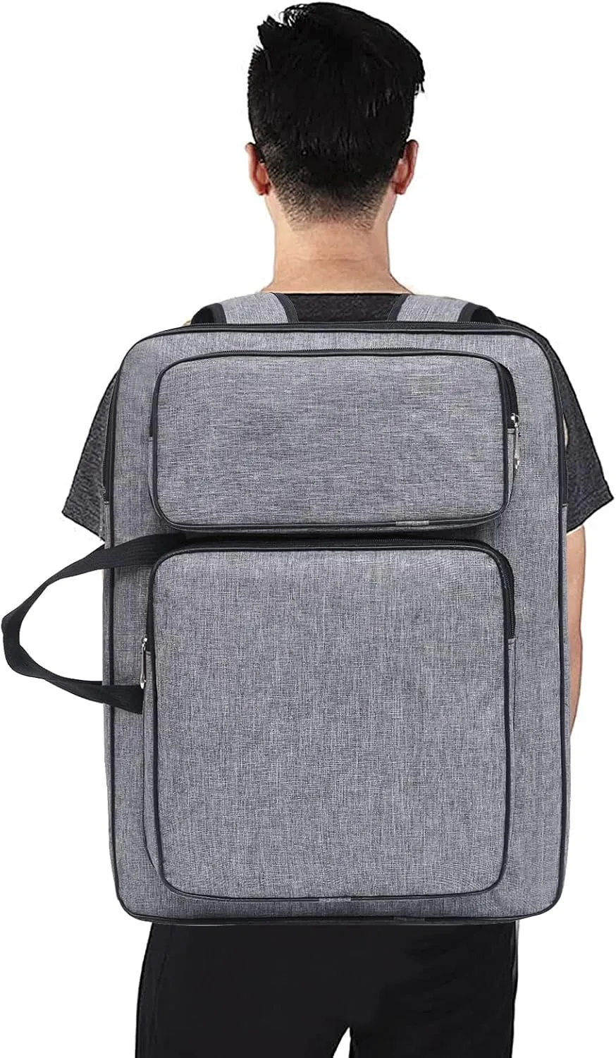 8K Artist Portfolio Case Art Backpack Drawing Board Bag Art Carrying Storage Bag Art Portfolio Bag with Adjustable Shoulder Straps Artist Travel Tote Bag for Drawing Painting Supplies