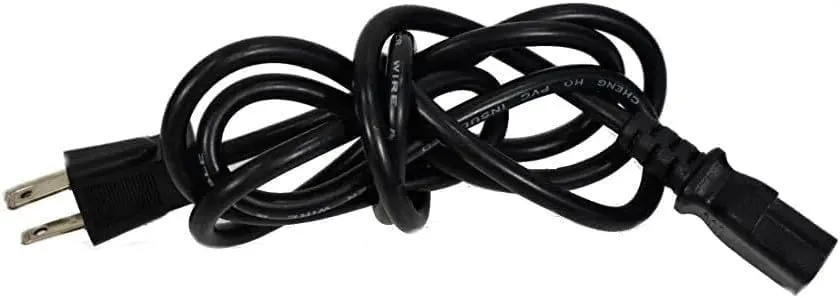 AC Charging Power Cord for Schumacher DSR ProSeries 1800/2200 / 3600 Peak Amps Pro Series 12V Jump Starter (Note: This is Special Made Replacement Power Cord, fits The Devices Well.)
