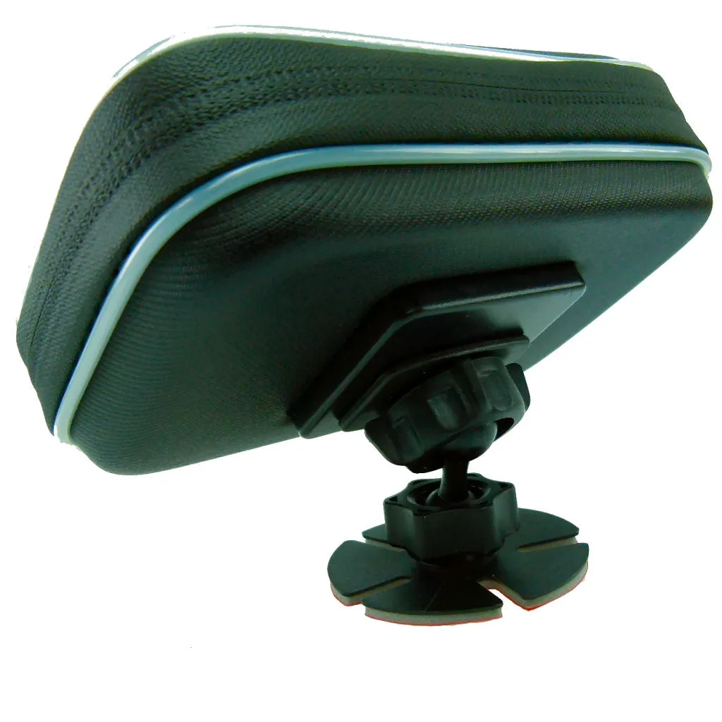 Adhesive Stick On Mount & Waterproof Case for 4.3" Screen SatNav (sku 36748)