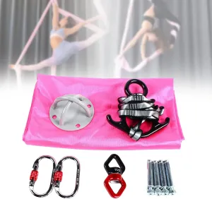 Aerial Silks, Aerial Yoga Hammock 9.2 * 9.2ft, Silks For Gymnastics Support 400kg Sling, Aerial Hammock Silk For Home Indoor Outdoor Aerial Dance Beginners Low Stretch