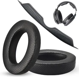 AHG Premium Ear Pads & Headband Cushion Pad Compatible with Sennheiser Headphones HD600 HD650 HD660S HD 660S2 Massdrop X HD 6XX HD58X Jubilee HD580. Fenestrated Sheepskin | Thick AHG FlexiSoft Foam
