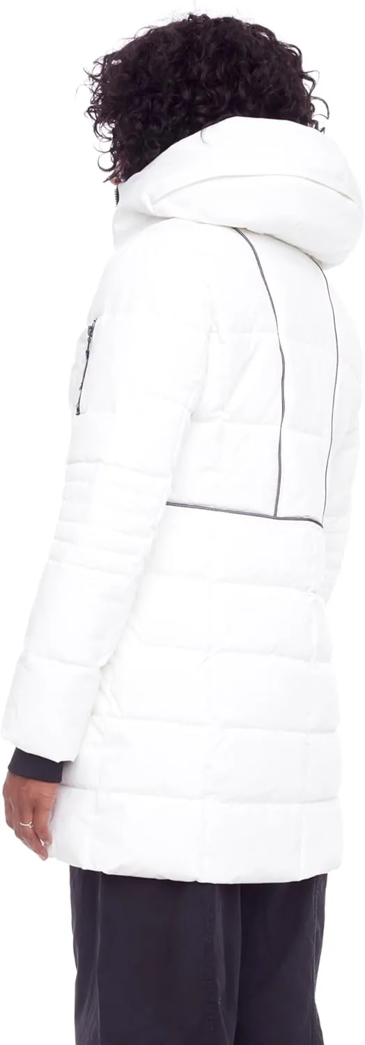 ALPINE NORTH Kootney Women’s Vegan Down Mid-Length Parka – Insulated, Water-Repellent Winter Coat with Hood