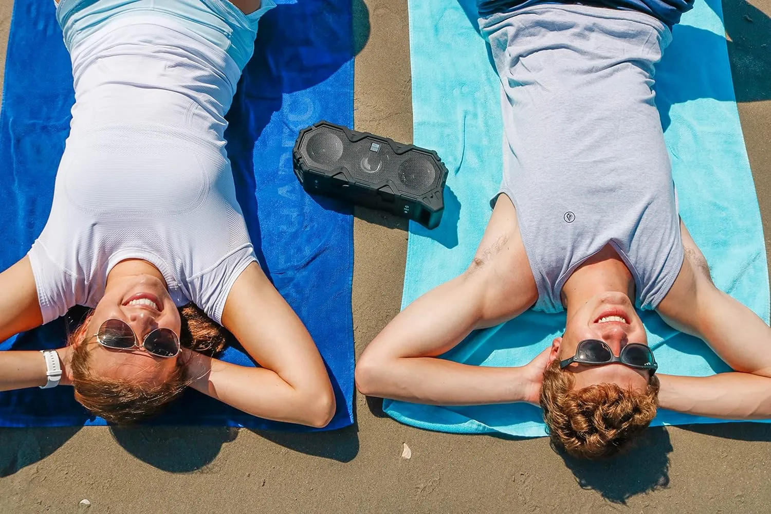 Altec Lansing Super Lifejacket Jolt - Waterproof Bluetooth Speaker, Durable & Portable Speaker with Qi Wireless Charging and Customizable Lights, Wireless Speaker for Travel & Outdoor Use