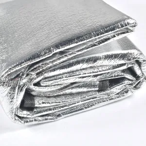 Aluminium Sleeping Mat, Foam Camping Mat for Camping, Aluminium Foil Insulation Mat, Reflective Mat, Tent Mat, Ground Mat, 7mm Thick Foldable Tent Mat