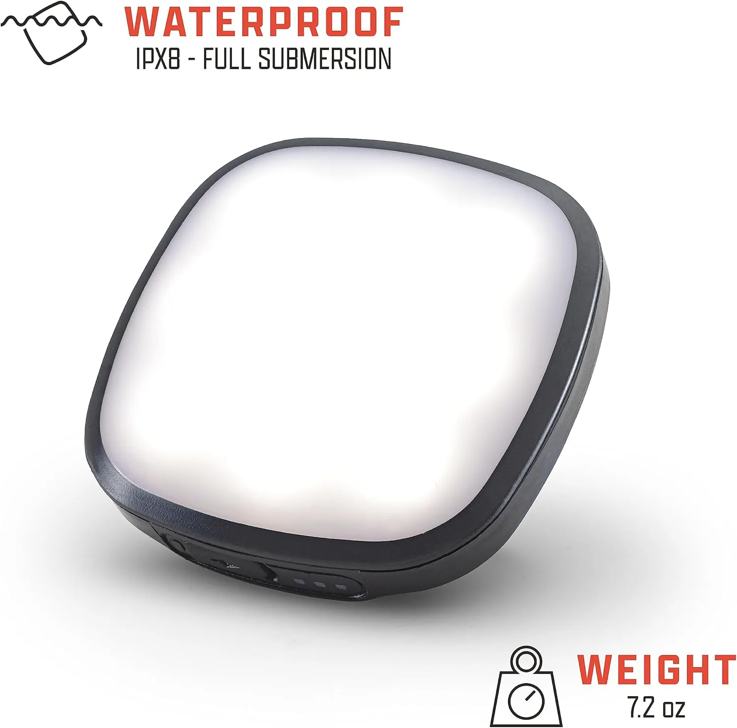 AMPEX Camping Light Rechargeable 300 Lumen White Light with Red Mode - Lock Out Switch - 200 Hour Runtime with USB-C Charging Camping Must Haves