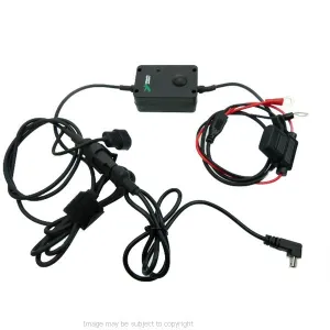 Angled Mini USB Motorcycle Battery Hard Wire Charging Cable (SKU 14349)
