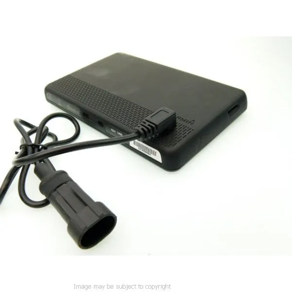 Angled Mini USB Motorcycle Battery Hard Wire Charging Cable (SKU 14349)