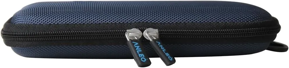 Anleo Hard Travel Case for SanDisk 500GB / 250GB / 1TB / 2TB Extreme Portable SSD (Black Monterey, Case for 3 Hard Drives)