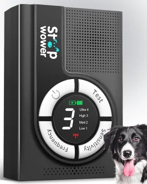 Anti Barking Devices for Dogs, Rechargeable Ultrasonic Bark Control Devices, Stop Neighbors Dog Barking, 3 Modes Waterproof Bark Deterrent Box, Dog Barking Silencer Safe for Dogs Outdoor Indoor Use