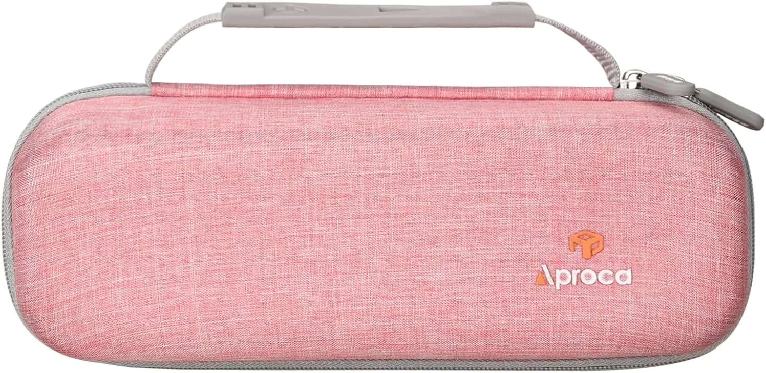 Aproca Pink Portable Hard Storage Case, for Phomemo M832 Portable Printers and A4 Thermal Roll Paper, samll, S1405-Phome