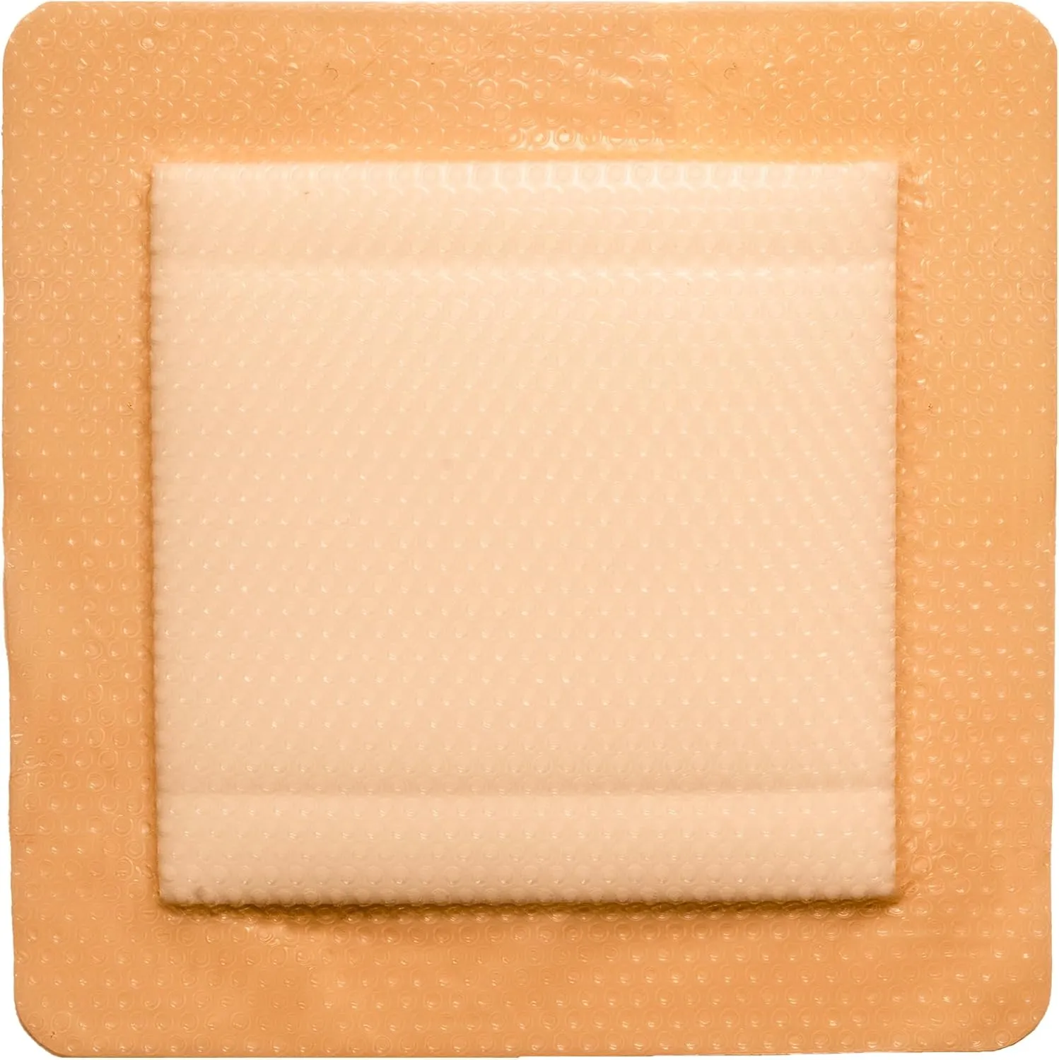 Areza Medical - Silicone Foam with Super-Absorbent Layer - Wound Dressing - Waterproof - with Silicone Adhesive Border - Sterile - 6" x 6" - 20 PCS per Box - FSA/HSA Approved