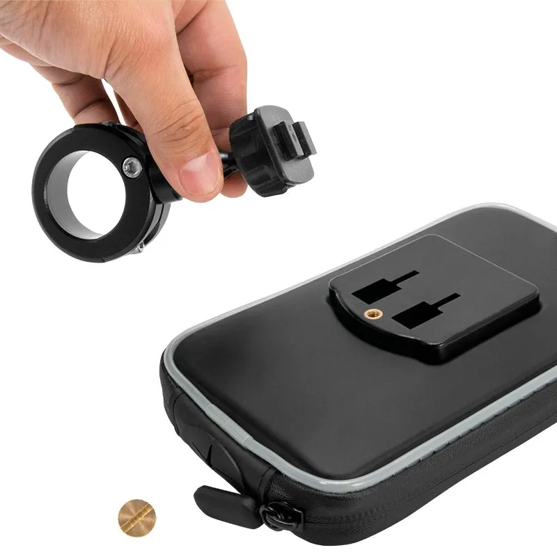 Arkon MC2B5WPCS BLACK Motorcycle Handlebar Mount with Water-Resistant Case (sku 36815)