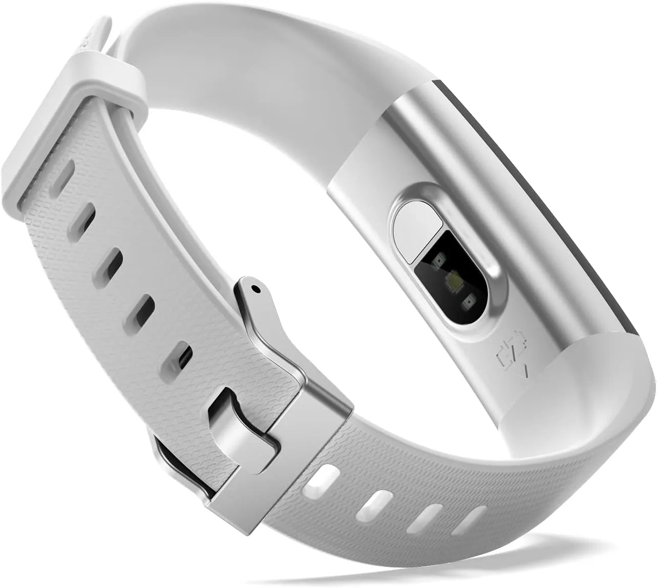 Atan Fitness Tracker with Heart Rate & Blood Oxygen Monitor – Smart Watch for Android & iOS, IP68 Waterproof, Sleep & Stress Tracking, Multi-Sport Mode, Step Counter, 7-Day Battery Life (White)