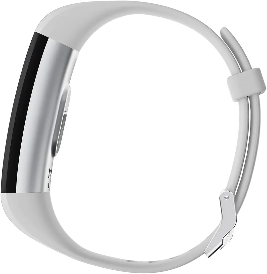 Atan Fitness Tracker with Heart Rate & Blood Oxygen Monitor – Smart Watch for Android & iOS, IP68 Waterproof, Sleep & Stress Tracking, Multi-Sport Mode, Step Counter, 7-Day Battery Life (White)