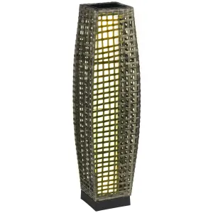 Auto-On/Off LED Solar Pathway Light for Garden, Lawn, Driveway & Porch, Gray
